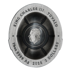 Tuvalu: Teenage Mutant Ninja Turtles – Domed Shell moneda de plata de 1,5 onzas coloreada 2024 Antiqued Coin