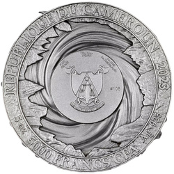Cameroon: The Witcher Book Series - The Last Wish 5 uncji Srebra 2023 High Relief Antiqued Coin