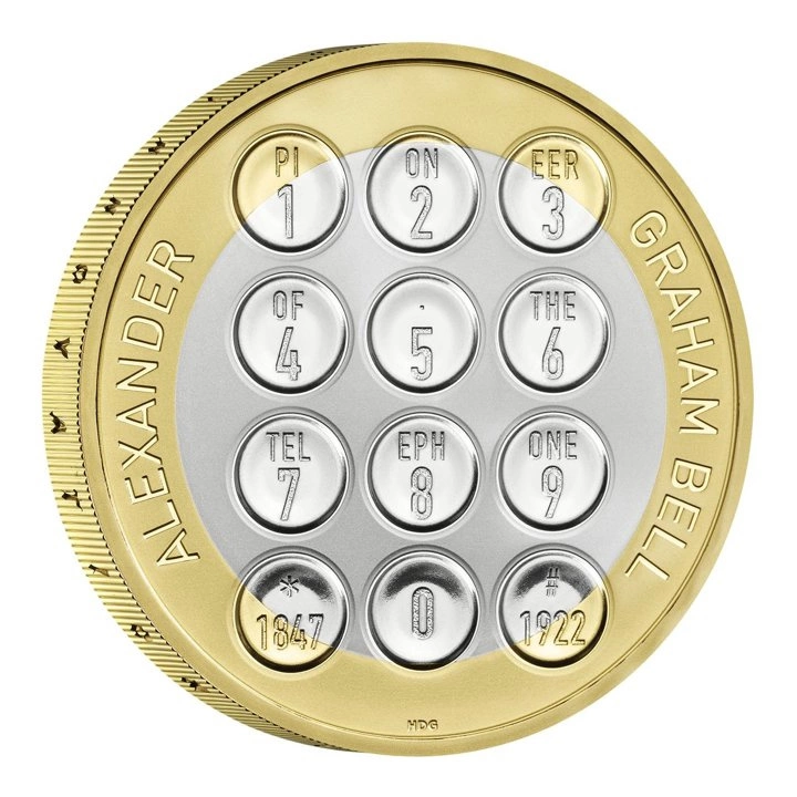 Alexander Graham Bell Argent 2022 Proof