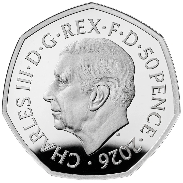 Moneda de plata 100 años de Winnie the Pooh – Amistad coloreada 50p 2026 Proof