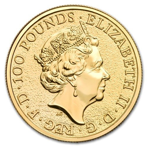 Bestias de la Reina Grifo 1 oz Oro 2017