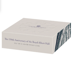 150e anniversaire du Royal Albert Hall Argent 2021 Proof
