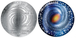 The Uncharted Universe: The Milky Way 20 Euro 2021 Proof