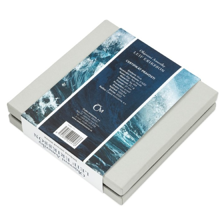 Niue: Scoperta dell'America - Leif Eriksson $2 Argento 2022 Proof