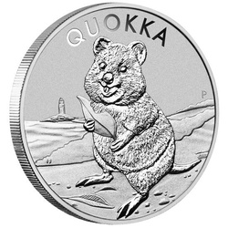 Quokka 1 uncia ezüst 2020