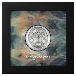 Isole Cook: Striking Heads - The Vexed Man 2 once d'argento 2023 Proof Ultra High Relief