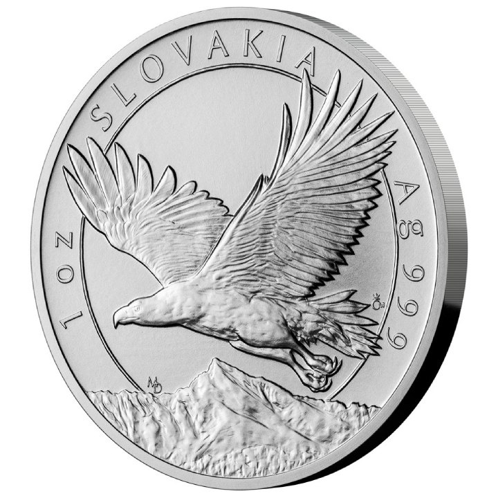 Niue: Slovakia Eagle 1/10 oncia d'oro 2023