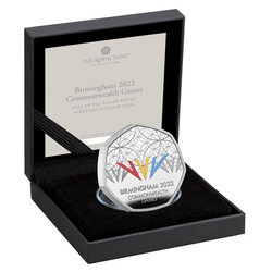 Birmingham 2022 Juegos de la Commonwealth de color Plata 2022 Proof Piedfort Coin