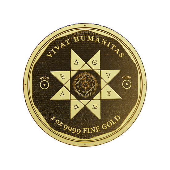 Tokelau : Vivat Humanitas 1 once d'or 2022 Prooflike