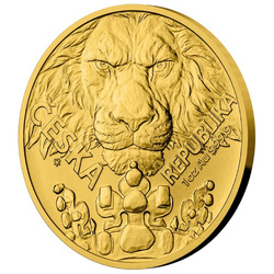 Niue: Czech Lion 1 oz Gold 2023