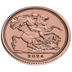 Wielka Brytania: 1/4 Suwerena - Karol III 2024