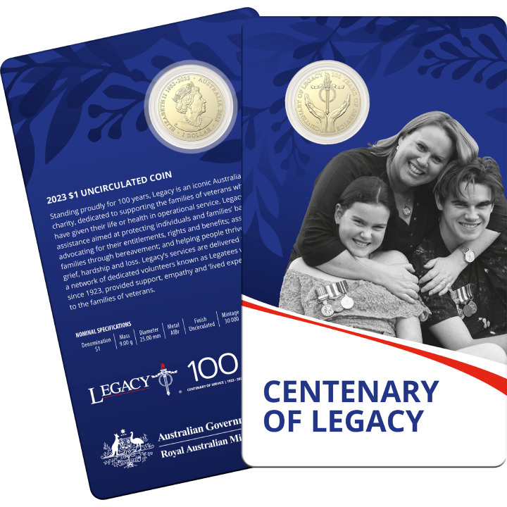 Centenary of Legacy $1 Aluminum Bronze 2023