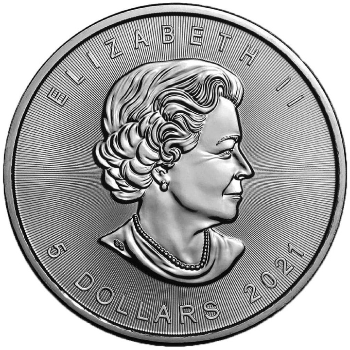 Canada: On the Trails of Wildlife - Maple Leaf "Moose" coloured 1 oz Silver 2021 Coin