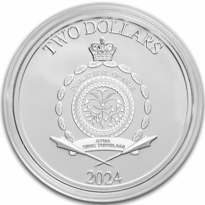 Niue: Héroes de la Mitología Griega - Theseus 1 oz Silver 2024 Coin