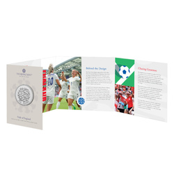 Pride of England 5 lire cupronichel 2023