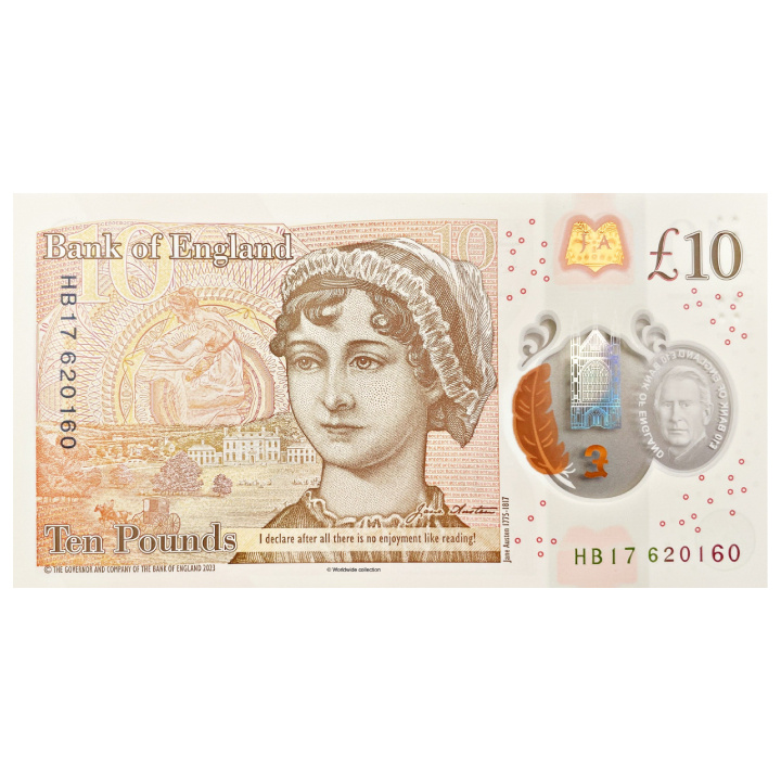 Billet de 10 livres sterling - Le roi Charles III (10 livres / 10 GBP) En circulation