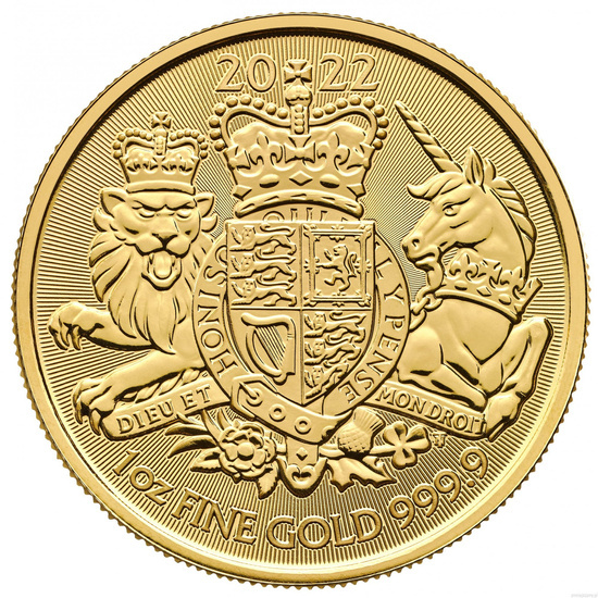 Royal Coats of Arms 1 oz Oro 2022