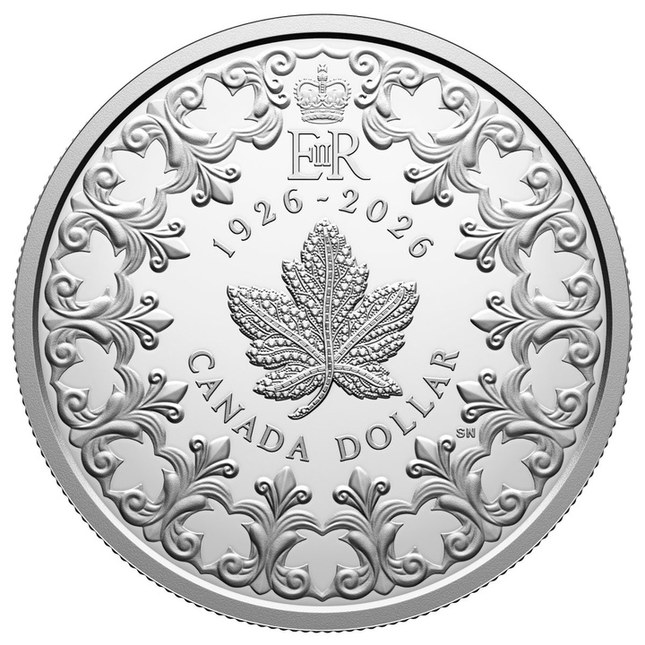 Moneda de plata Canadá: Silver Dollar - 100th Anniversary of the Birth of Queen Elizabeth II $1 Plata 2026 Proof