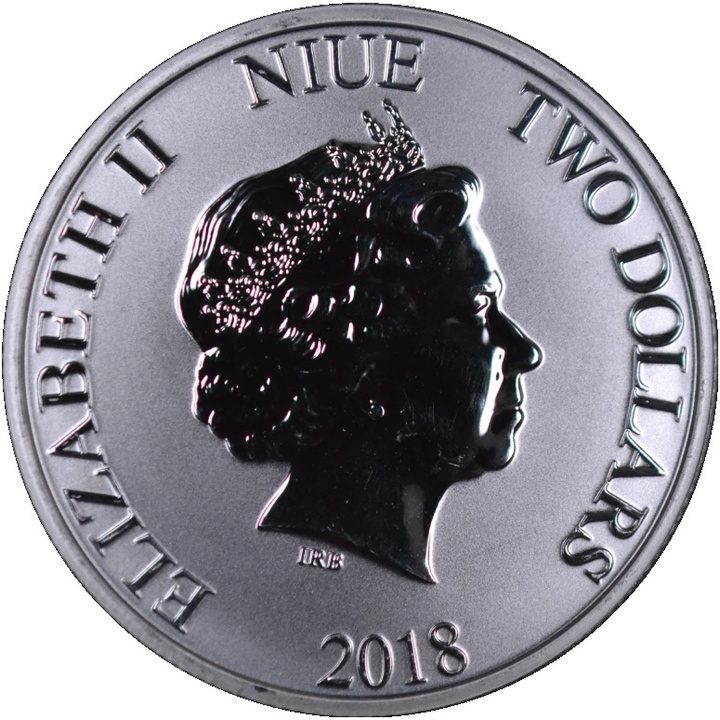 Silbermünze Niue Mickey Mouse 90 Years of Imagination 1 Unze Silber 2018