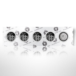 Santa Lucía Pareja 1 oz Plata 2022