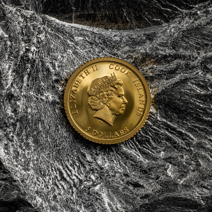 Cook Islands: Iron Maiden - Piece of Mind 0,5 g Gold 2023 Proof