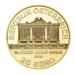 Filarmónica de Viena 1/4 oz Oro 2021