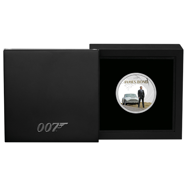 Tuvalu: James Bond - Daniel Craig coloreado 1 oz Plata 2024 Proof