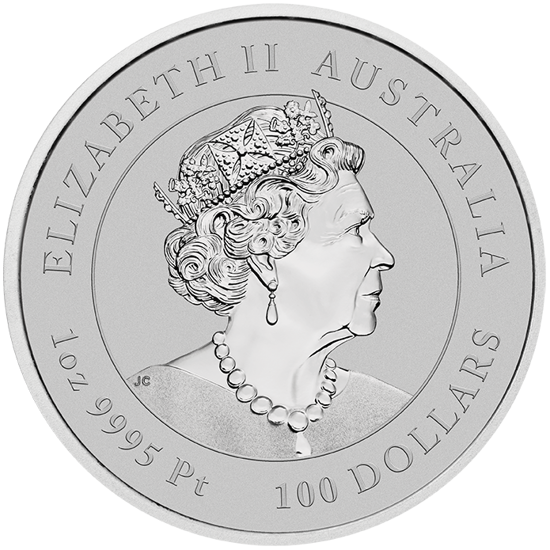 Lunar III: Jahr des Ochsen 1 oz Platin 2021