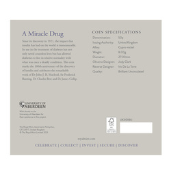 100 Years of Insulin 8 gram Cupro-Nickel 2021