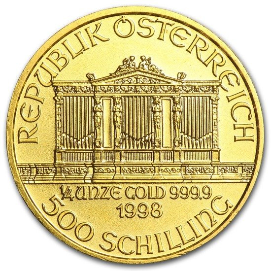 Philharmonique de Vienne 1/4 once d'or 1998