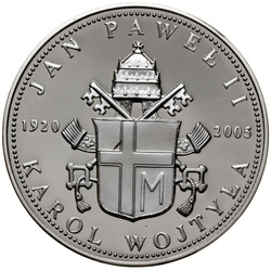 Medal Jan Paweł II - Pamięć i Tożsamość 23.2.2005 Srebro Proof
