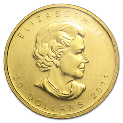 Maple Leaf 1/2 oz Gold 2011