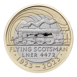 The Centenary of the Flying Scotsman £2 Miedzionikiel 2023