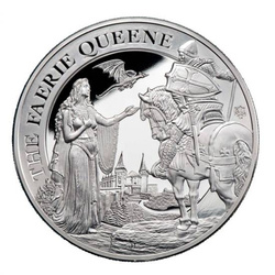 St Helena Una & Redcrosse 5 oz Silver 2022 Proof