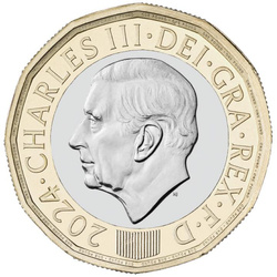 Lote de 8 monedas de cobre Reino Unido Definitive 2024