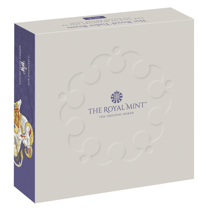 The Royal Tudor Beasts: The Yale of Beaufort 1 oz Silver 2023 Proof