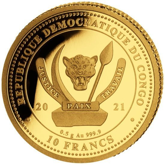 Americký orel bělohlavý (The Bald Eagle) 0,5 gramu zlata 2021