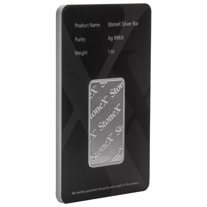 Sztabka StoneX Bullion 1 uncja Srebra