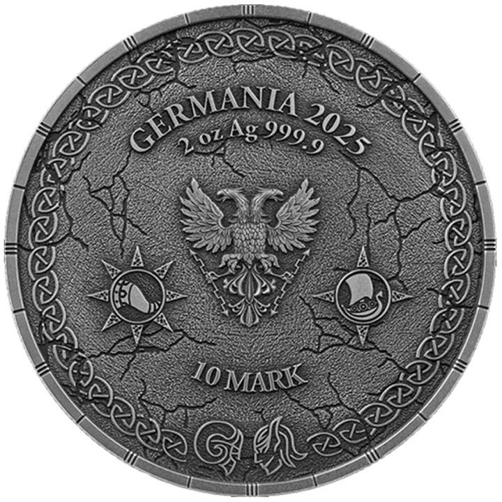 Silver Coin Germania Mint: Ragnarök - Loki and Heimdall 2 oz Silver 2025 Ultra High Relief