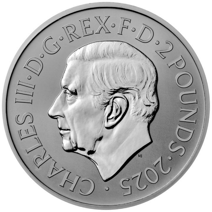 A királyi Tudor-állatok: Richmondi agár 2 x 1 uncia ezüst 2025 Proof