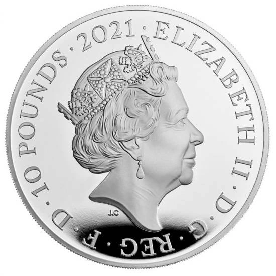 James Bond 007 10 oz Plata 2021 Proof Edición Especial