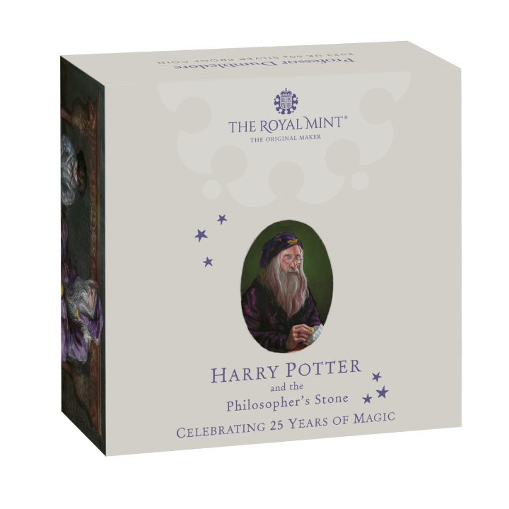Harry Potter: Albus Dumbledore színezett 50 penny ezüst 2023 proof