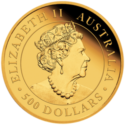 Ausztrál kenguru 5 uncia arany 2020 Proof