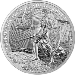 Germania 10 uncji Srebra 2022