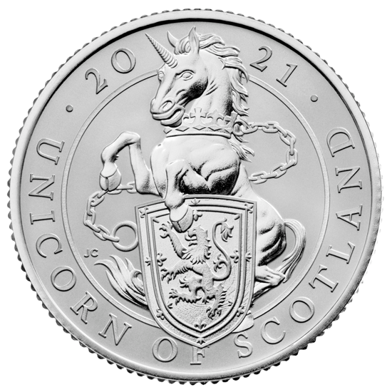 The Queen’s Beasts 2021: Set of 10 coins 1/4 oz Silber Proof