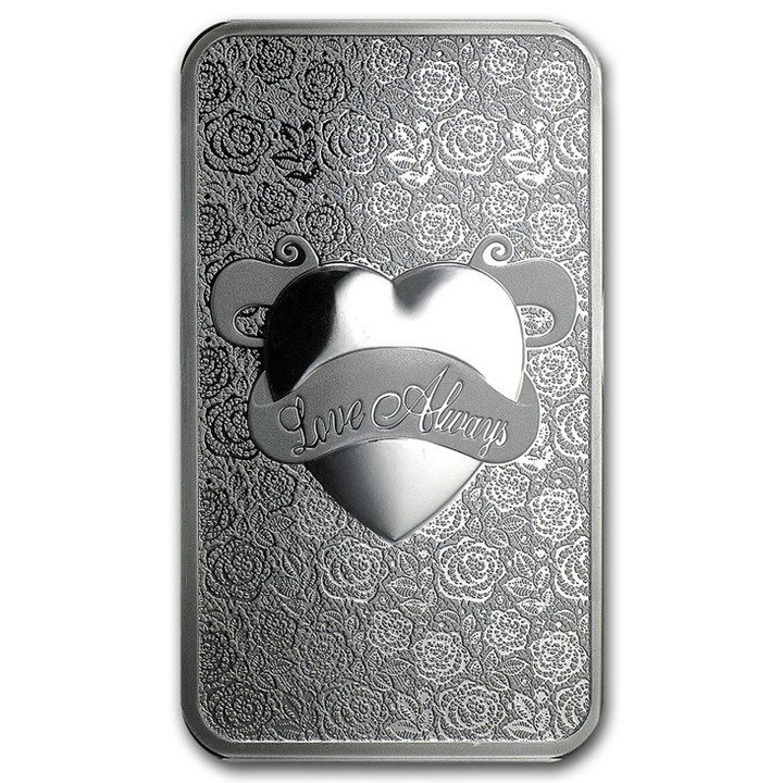 1 oz Silberbarren Pamp Love Always