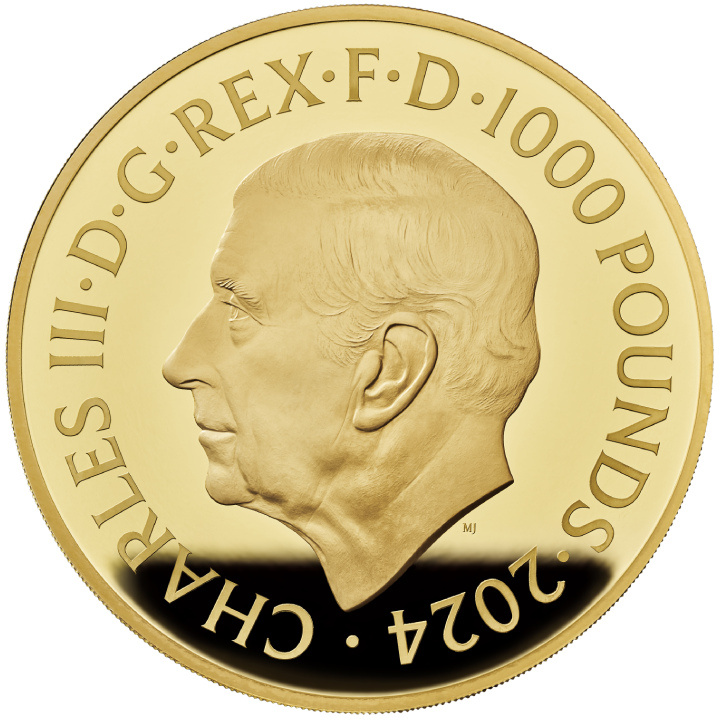 Royal Mint Lunar: Rok Smoka 1000 gramów Złota 2024 Proof