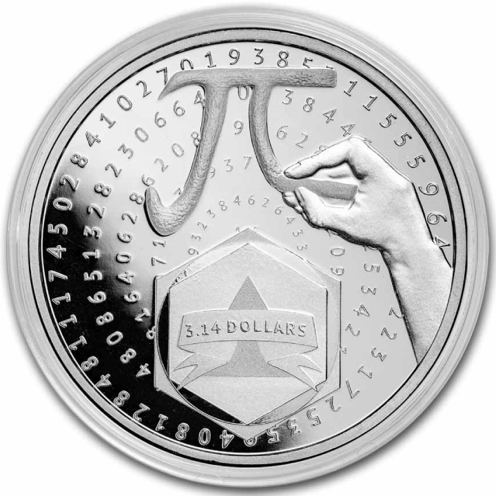 Solomon Islands: Number Pi 1 oz Silber 2024 Coin