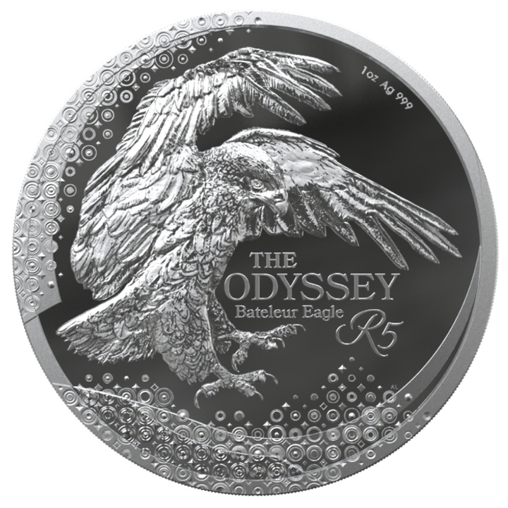 The Odyssey Of The Sky - Bateleur Eagle 1 Unze Silber 2025 Proof