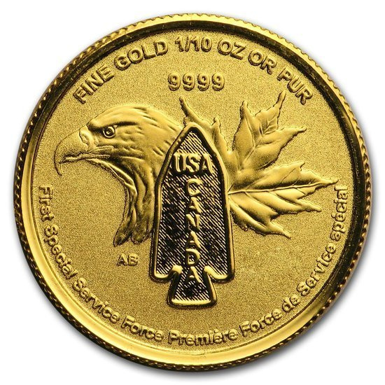 Special Service Force Devil's Brigade 1/10 oz Oro 2017